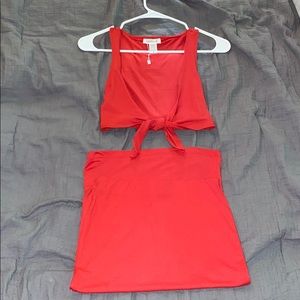 2 Piece Matching Skirt Set